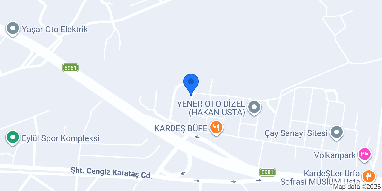 Şapçı Oto Özel Servis konumu