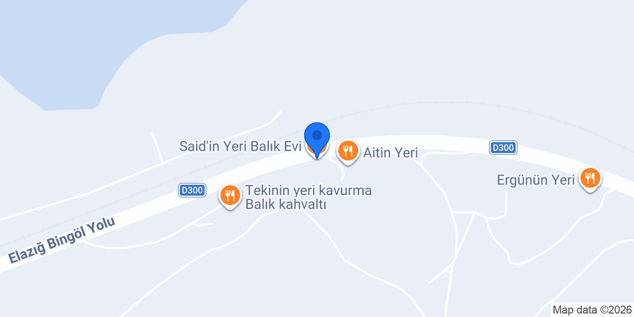 Said'in Yeri Balık Evi konumu