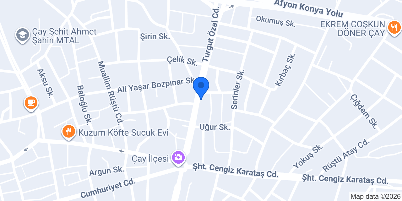 EFE TEKNİK Ahmet KARABACAK konumu