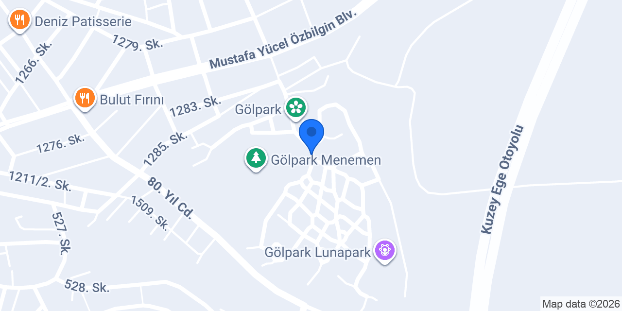 Gölpark Cafe konumu