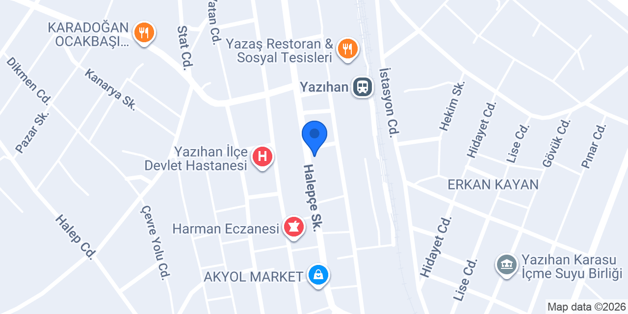 Cengiz MARKET konumu
