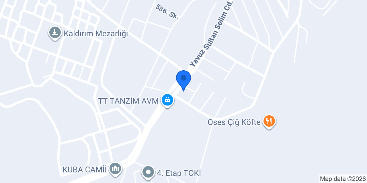 Özcan pide ve lahmacun salonu konumu