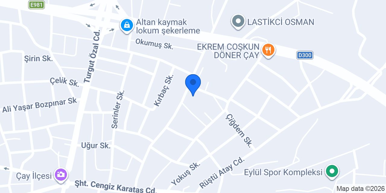 ÇAY GEVHER NESİBE MTAL konumu