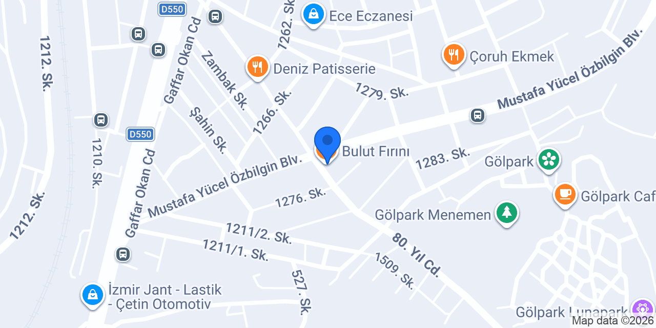Bulut Fırını konumu