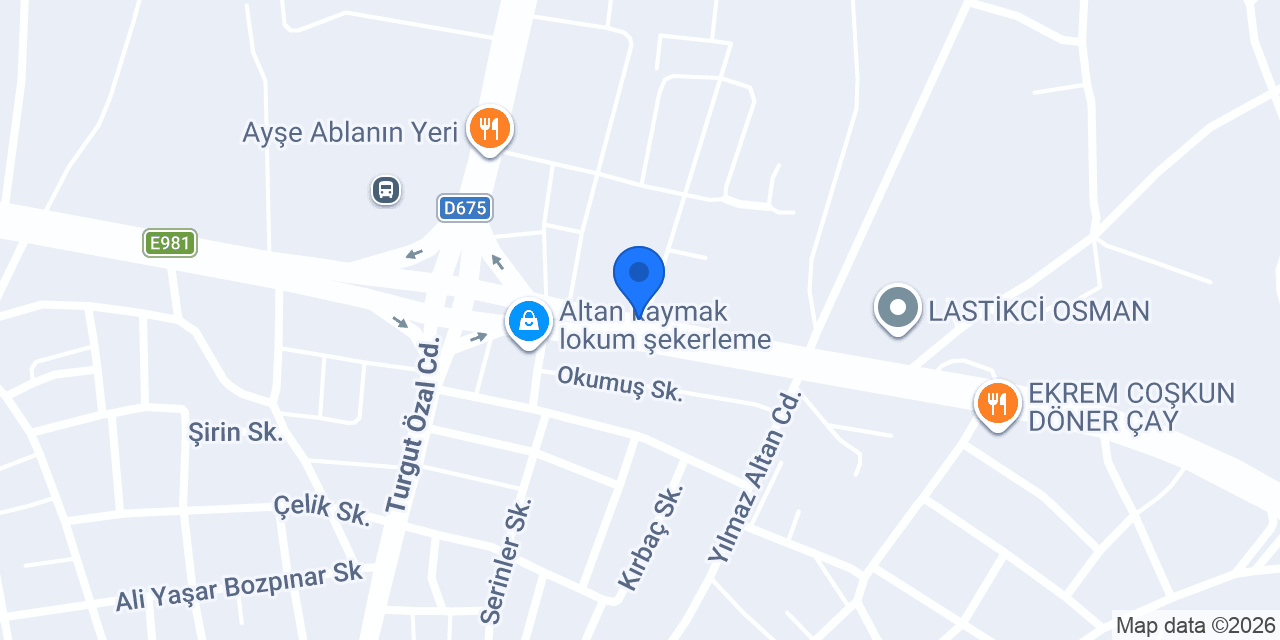 Sezgin Otel ve Şekerleme konumu