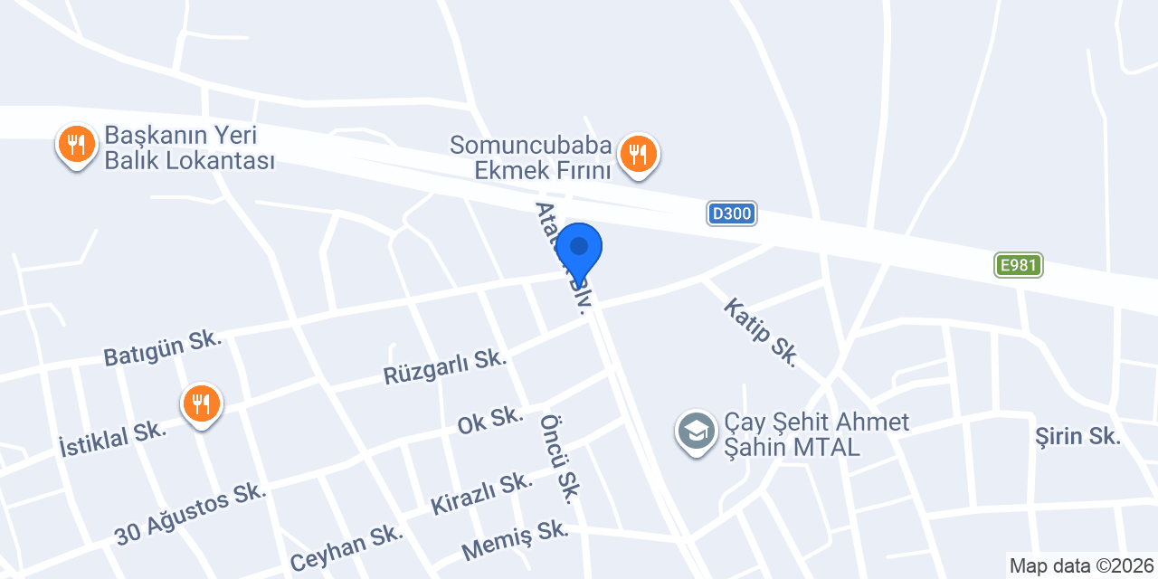 Yetişen Ticaret konumu