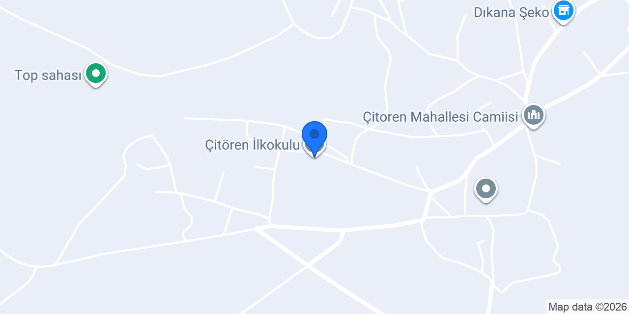 Çitören İlkokulu konumu
