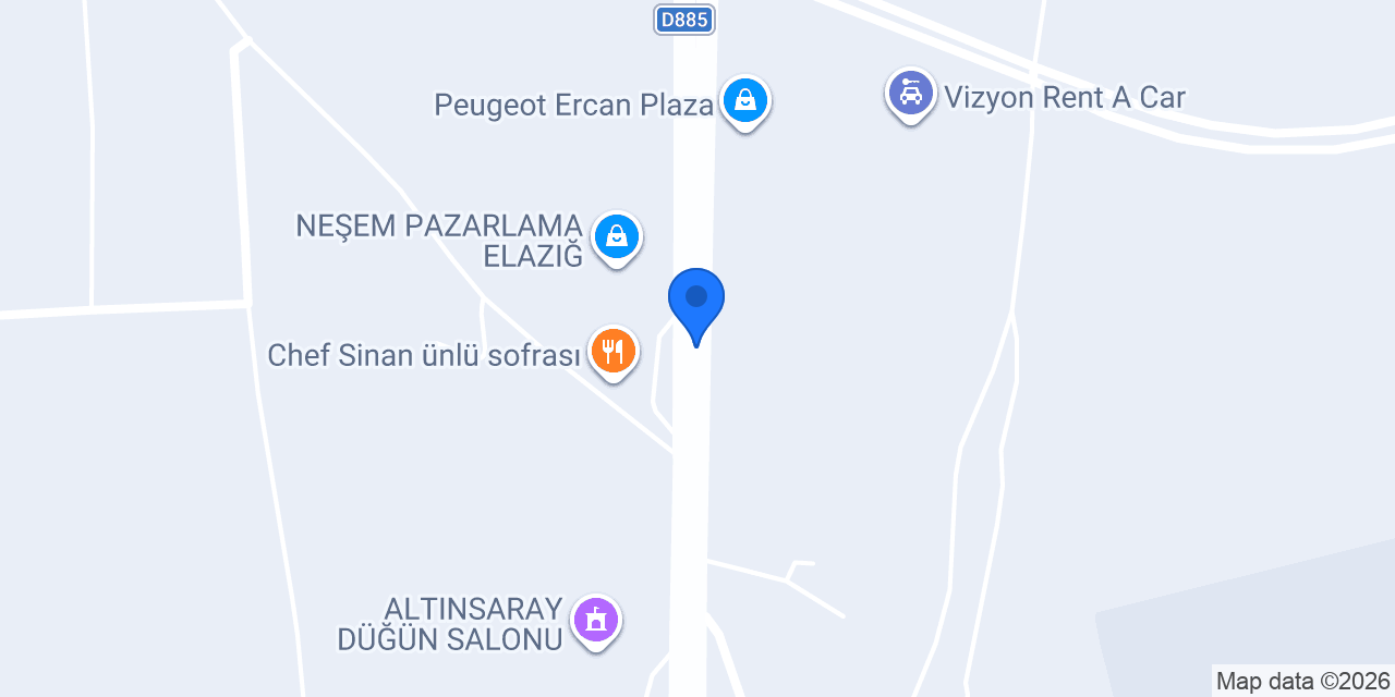 Harput Hazır Beton konumu