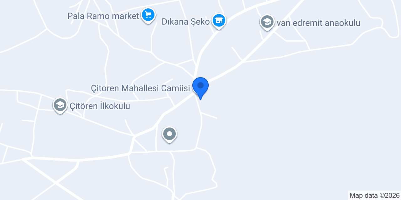 Çitören Köyü Muhtarlığı konumu