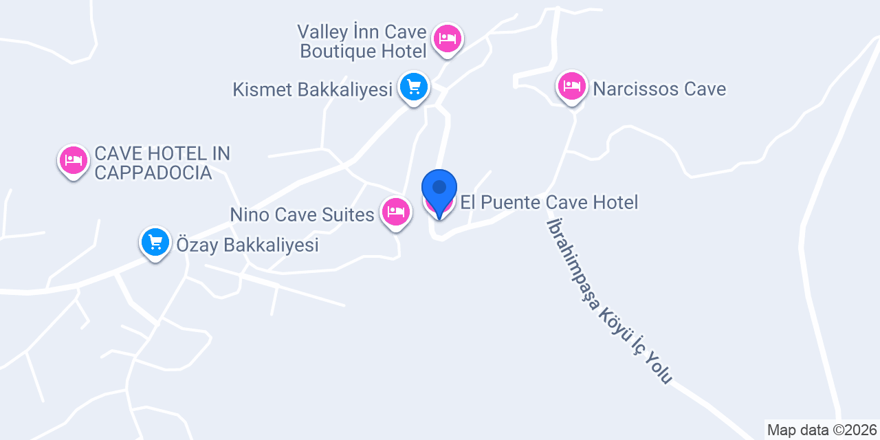 El Puente Cave Hotel konumu