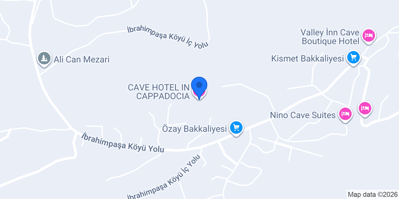 CAVE HOTEL IN CAPPADOCIA konumu