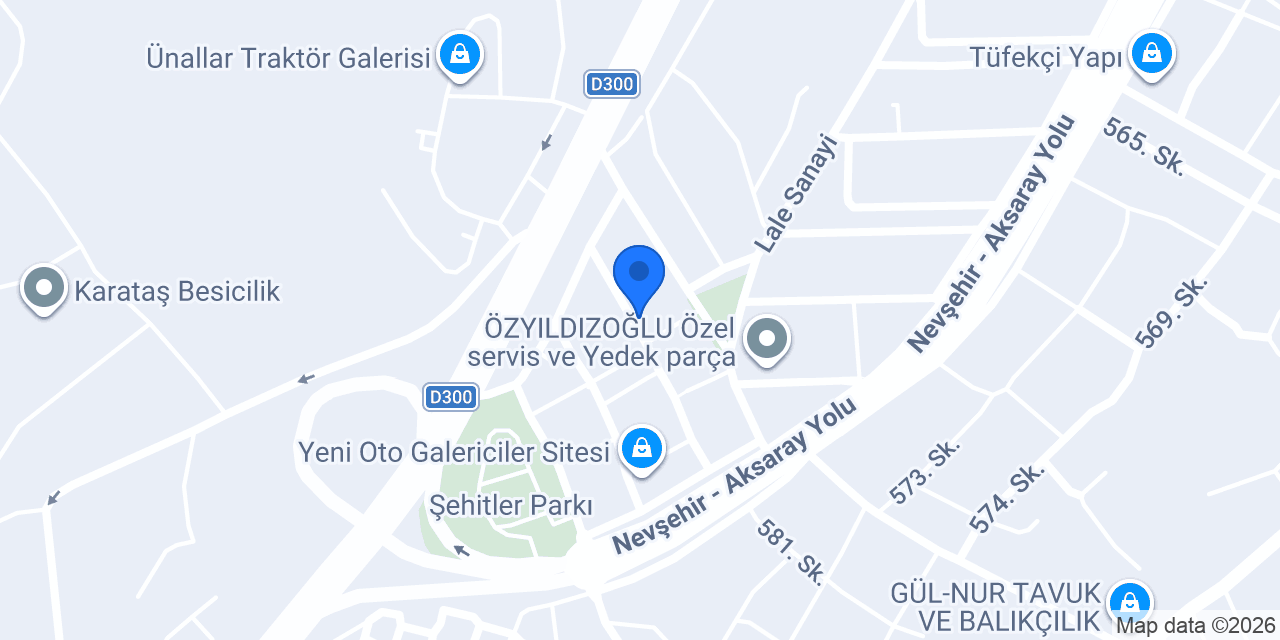 Paşalı Oto Galeri konumu