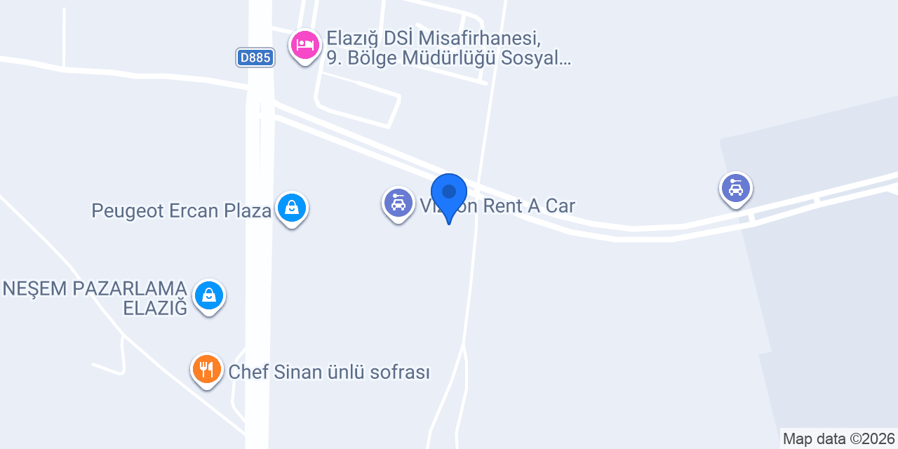 Alamo Rent A Car konumu
