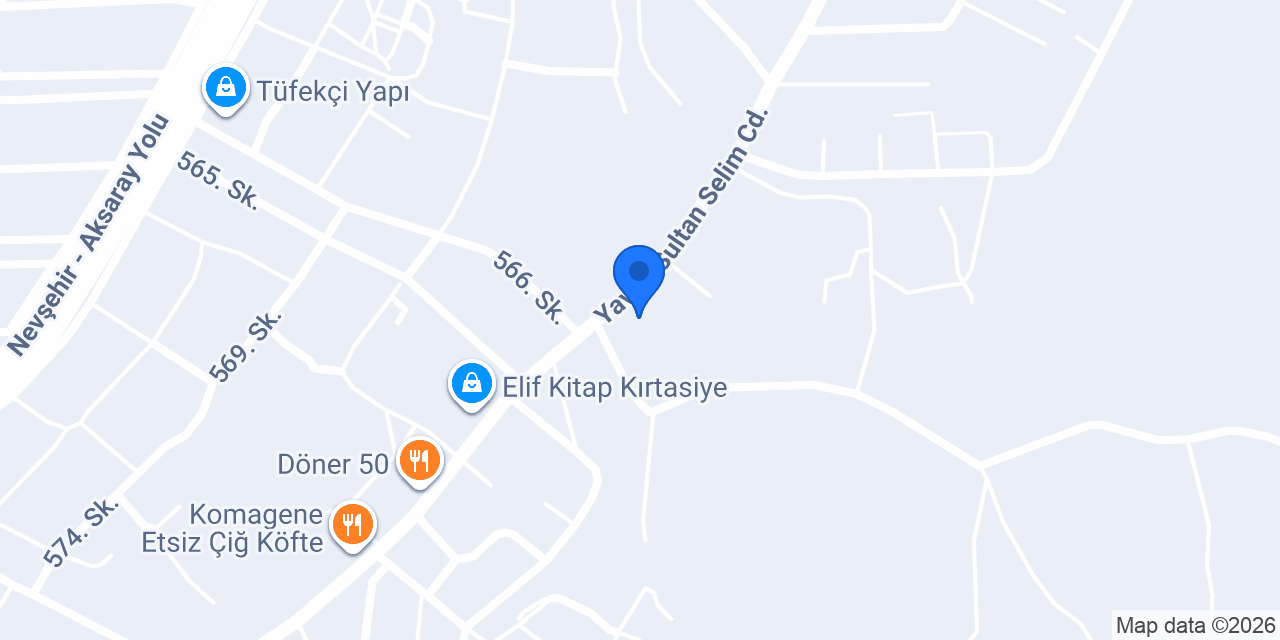 Öz Kayseri Cihan Pide Fırını konumu