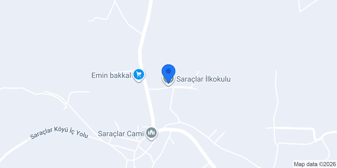 Saraçlar İlkokulu konumu
