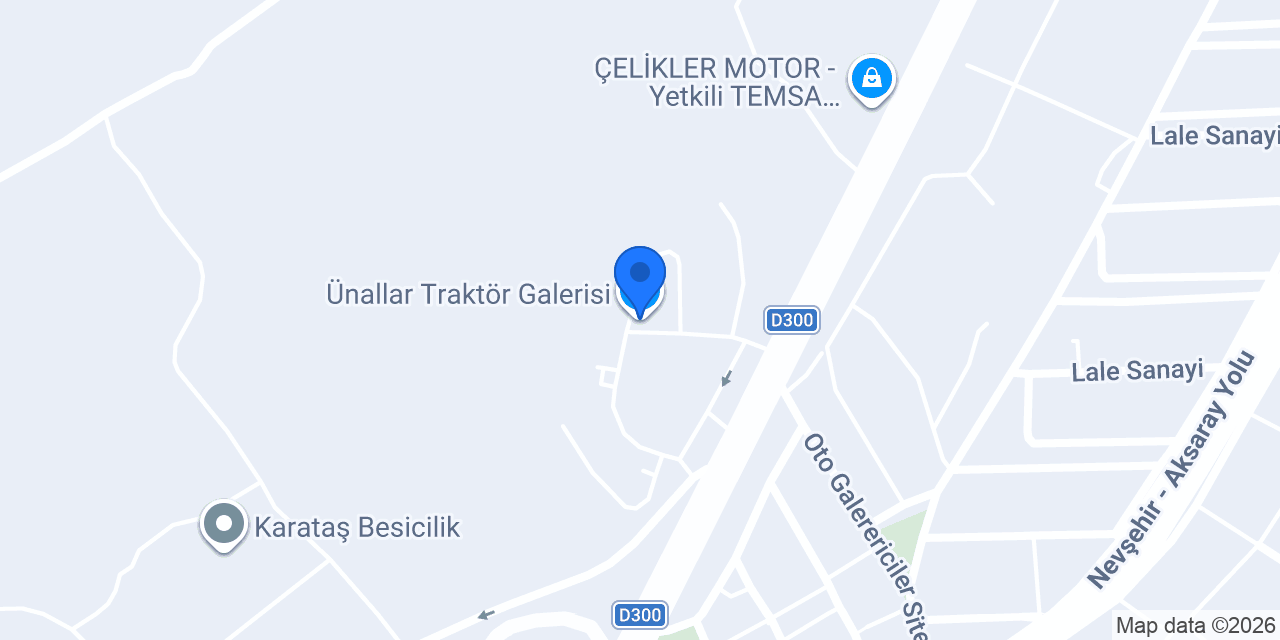 Ünallar Traktör Galerisi konumu