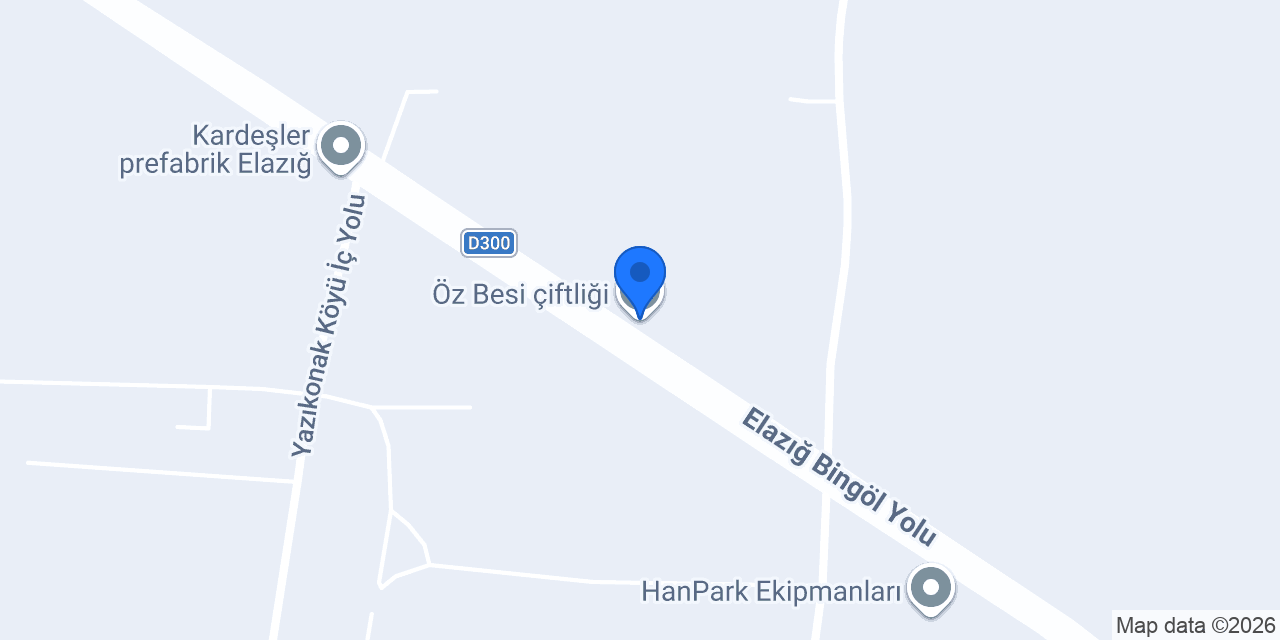 Öz Besi çiftliği konumu