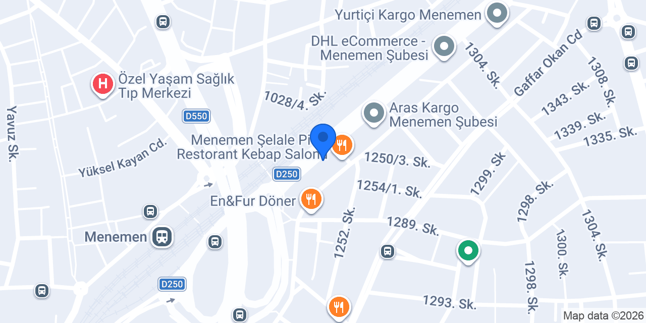 Öz Şelale Restorant Menemen konumu