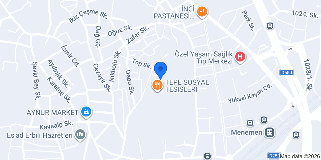 Düğün Salonu konumu