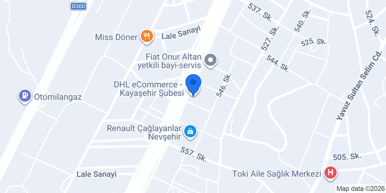 DHL eCommerce - Kayaşehir Şubesi konumu