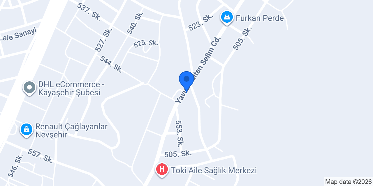 TMR TEKEL SHOP 2 konumu