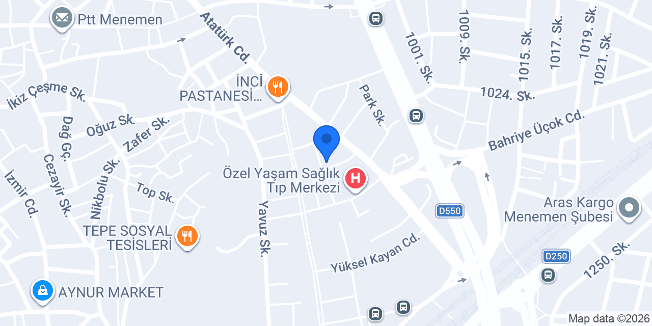 Güneri Teknik konumu