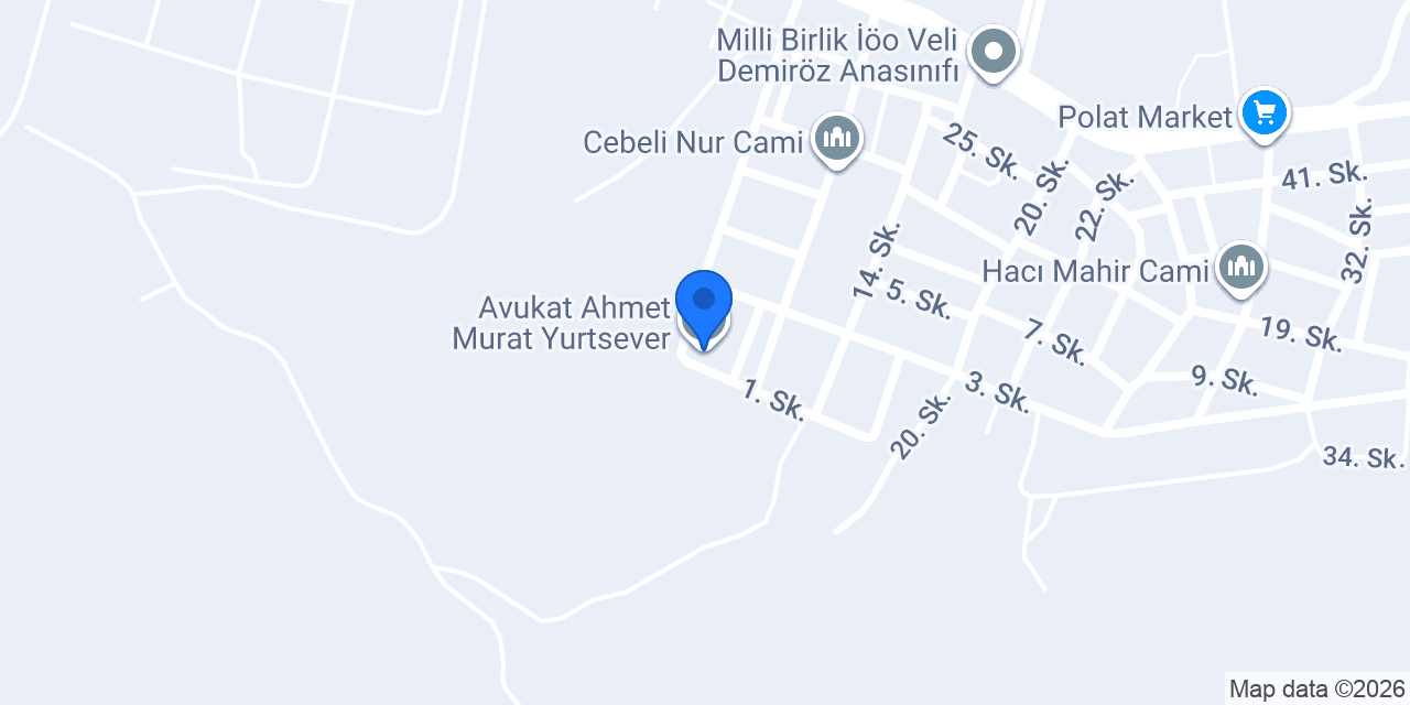 Avukat Ahmet Murat Yurtsever konumu