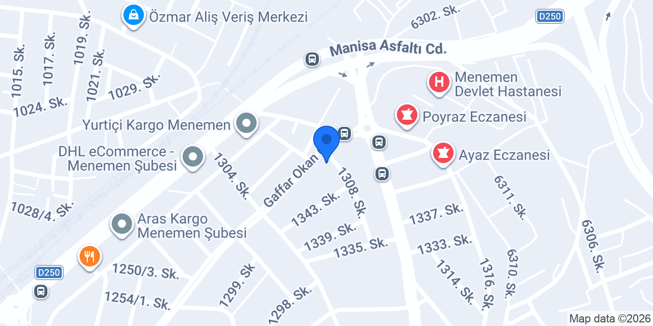 ÖzAltay Çelik Kapı konumu