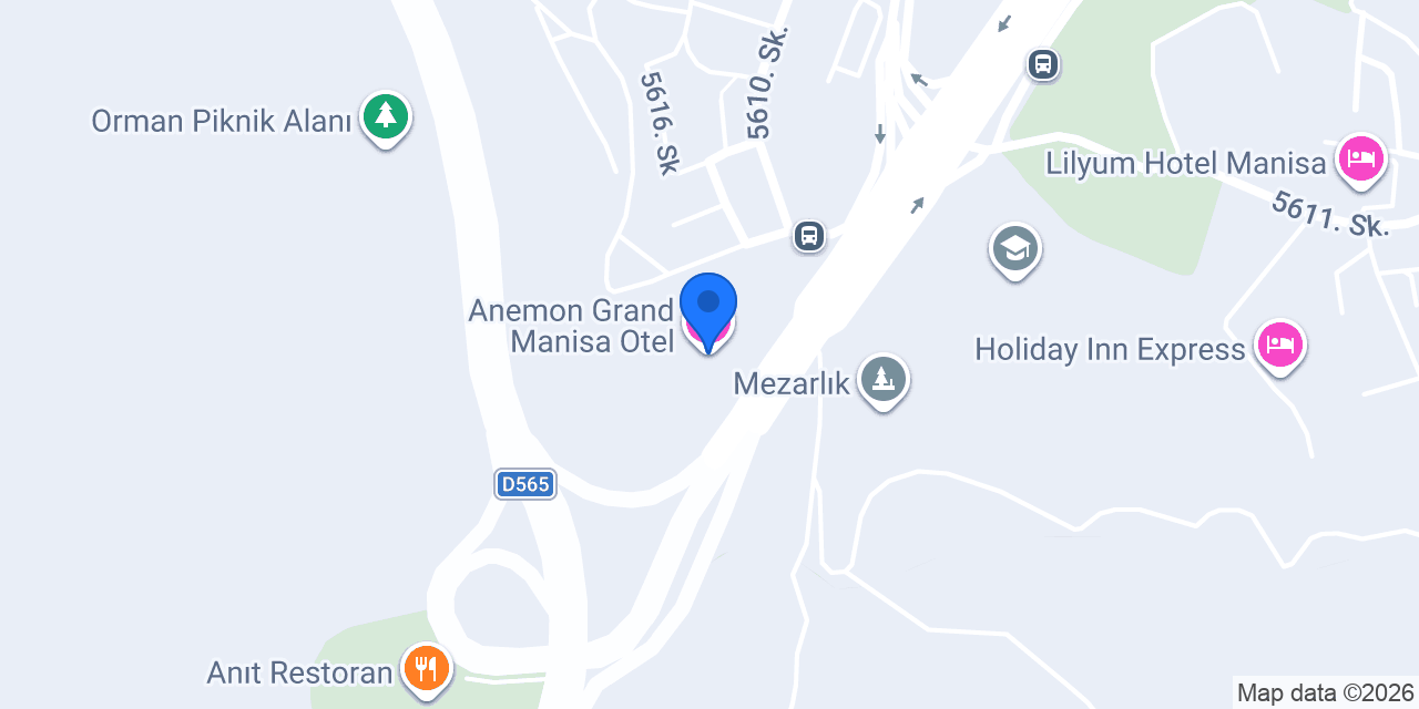 Anemon Grand Manisa Otel konumu