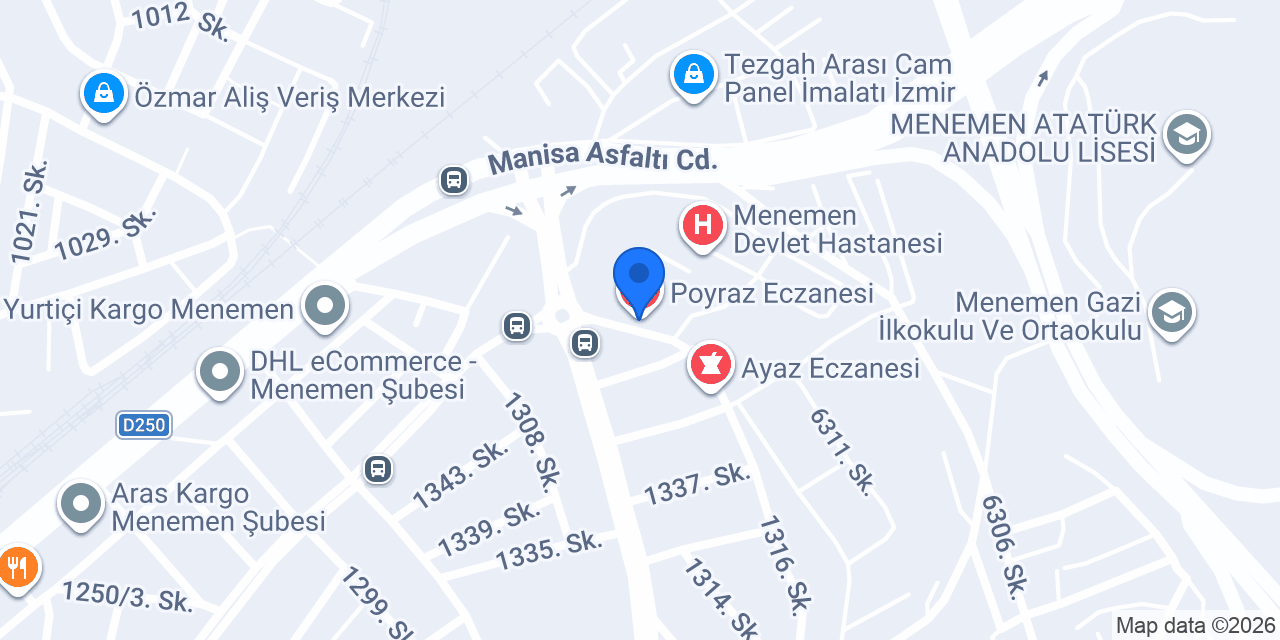 Poyraz Eczanesi konumu