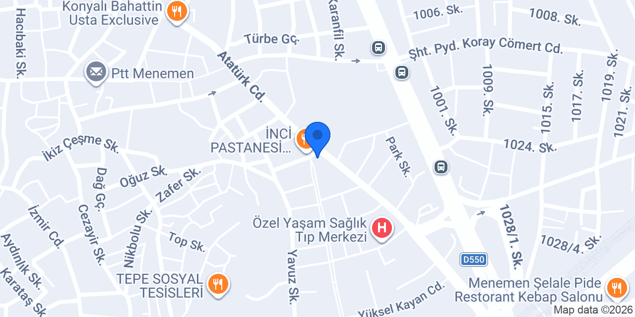 Ekleristan Menemen konumu