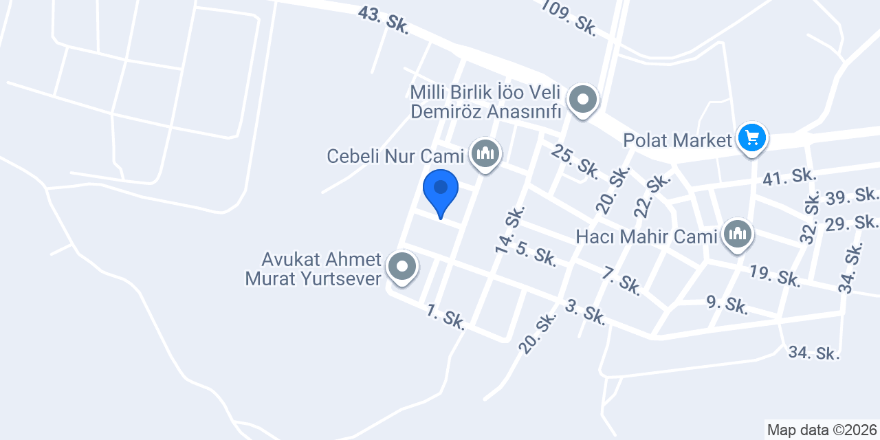 Örnek Boya konumu