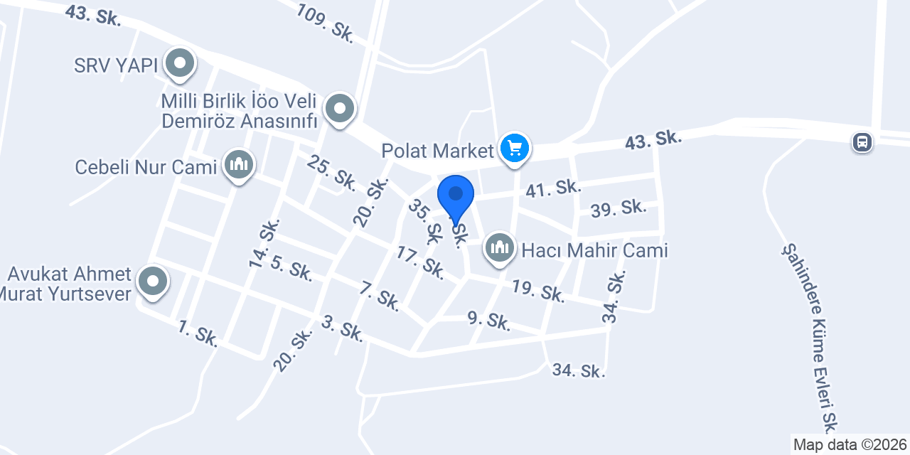Katre Tesisat konumu