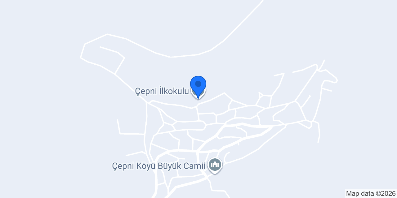 Çepni İlkokulu konumu