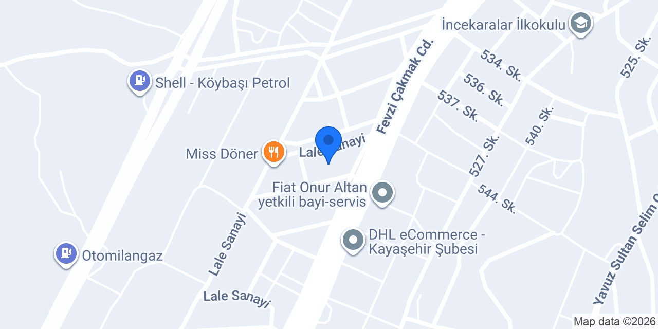 Kaynar Auto Service konumu