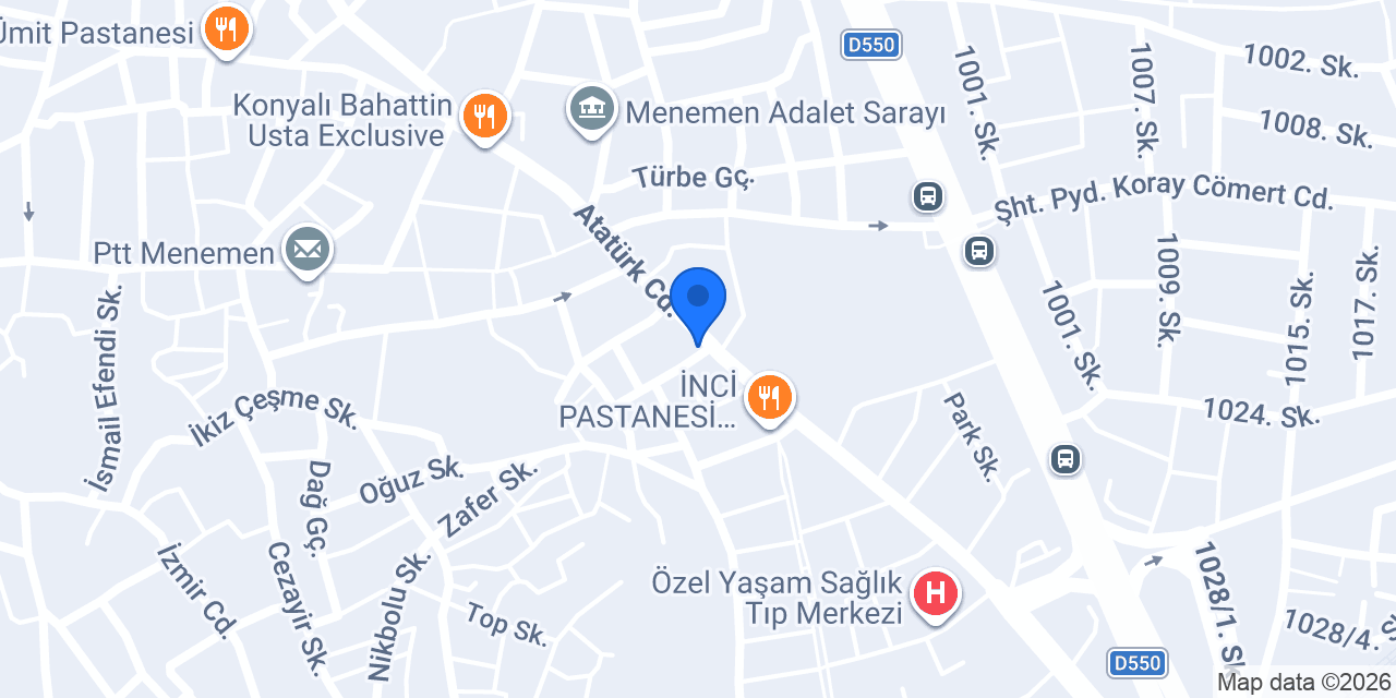 Özengin Matbaa konumu
