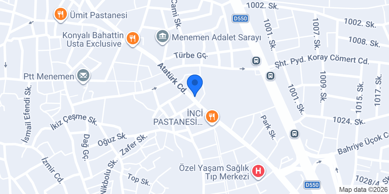 Neziroğlu Baklavaları konumu