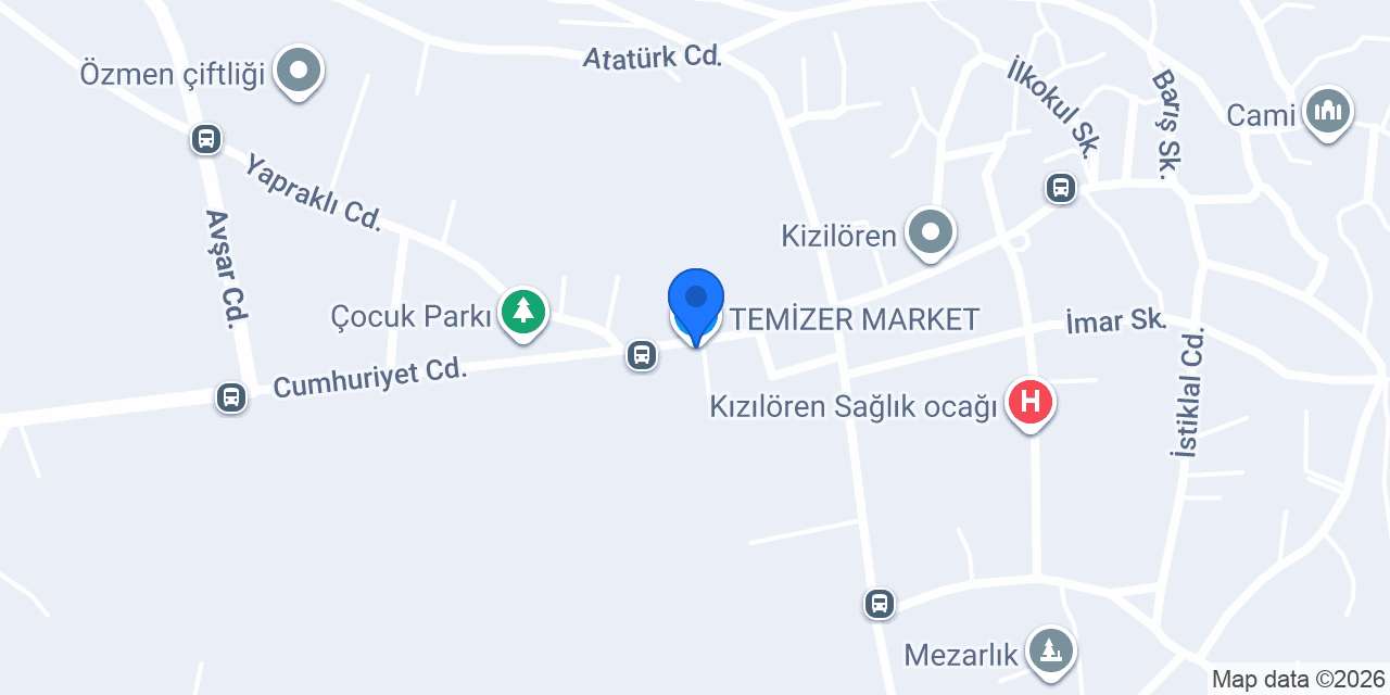 TEMİZER MARKET konumu