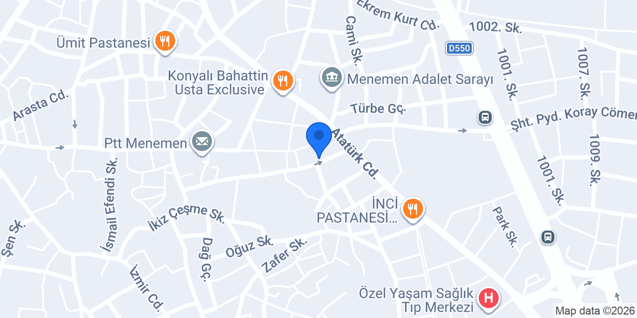 Terzi atlas konumu