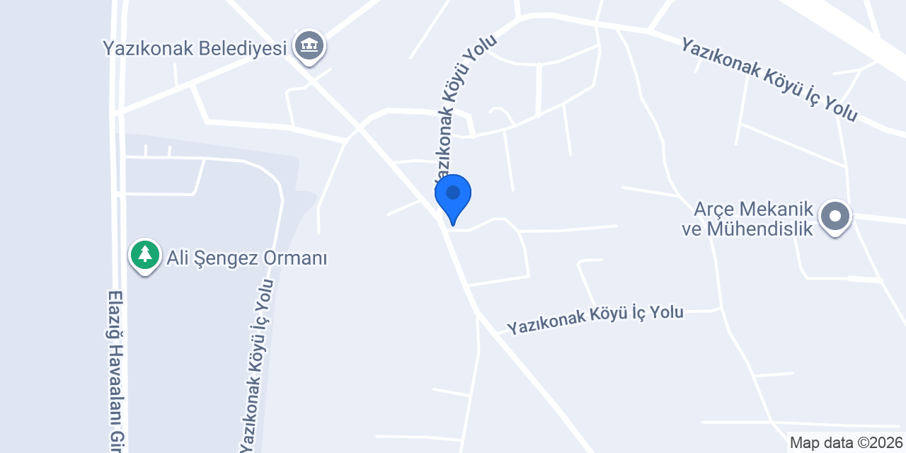 Ptt-yazıkonak Şubesi konumu