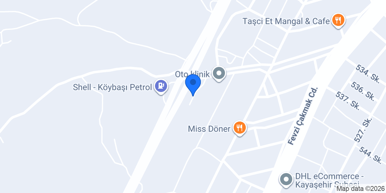 Nevşehir Oto Kurtarma konumu