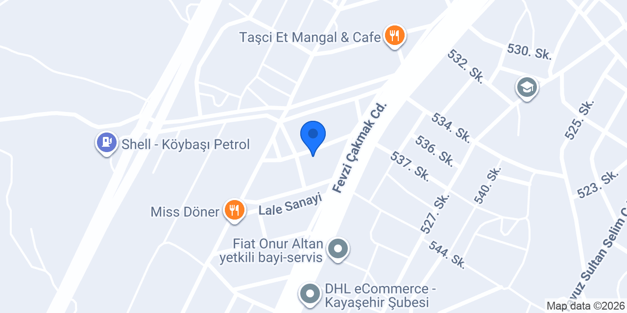 Oto Kaptan konumu