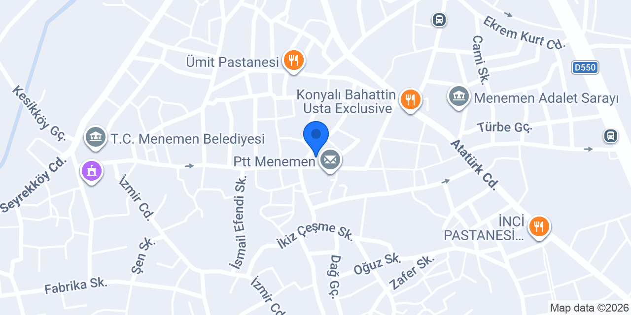 Yapı Kredi - Menemen Şubesi konumu