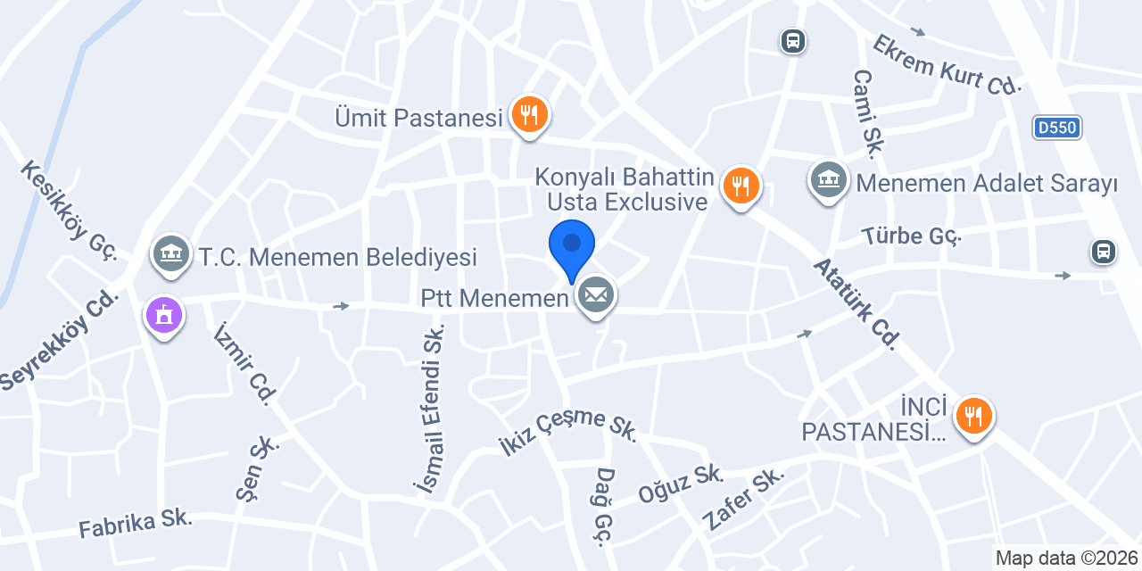 QNB Menemen Şubesi konumu