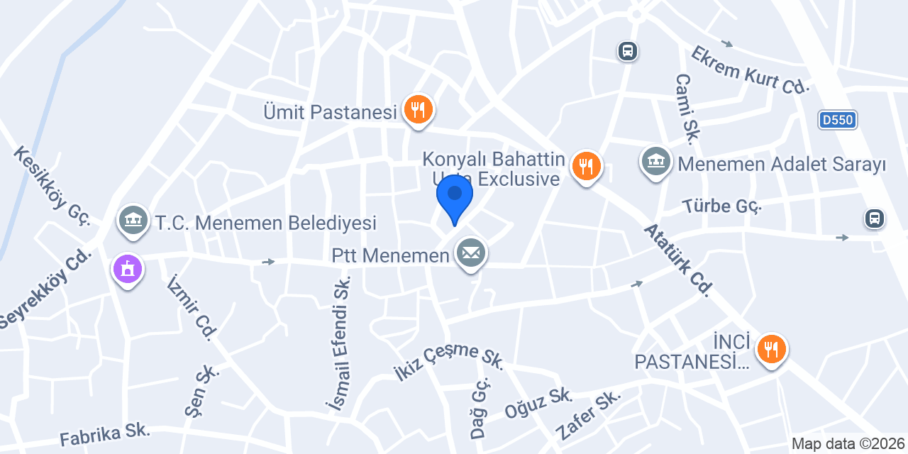 Kuveyt Türk Menemen Şubesi konumu