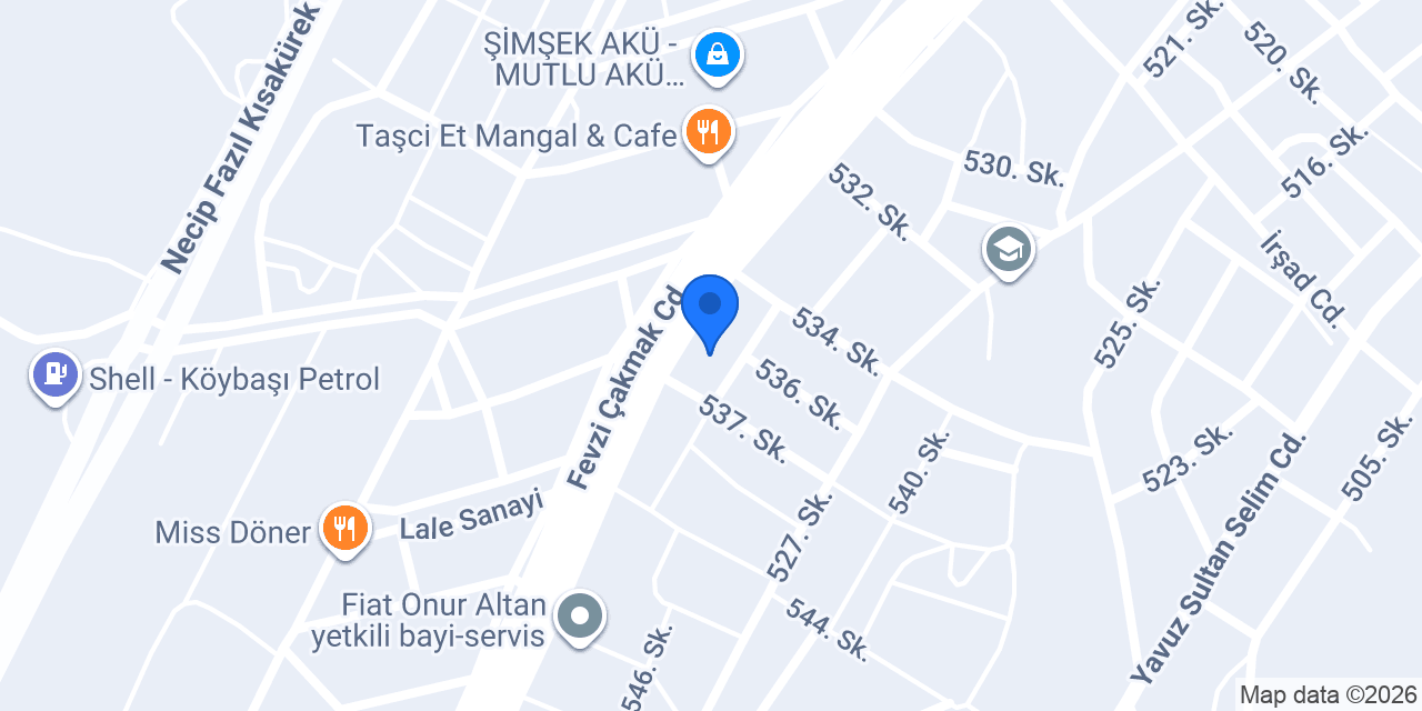 NEVŞEHİR FORKLİFT konumu