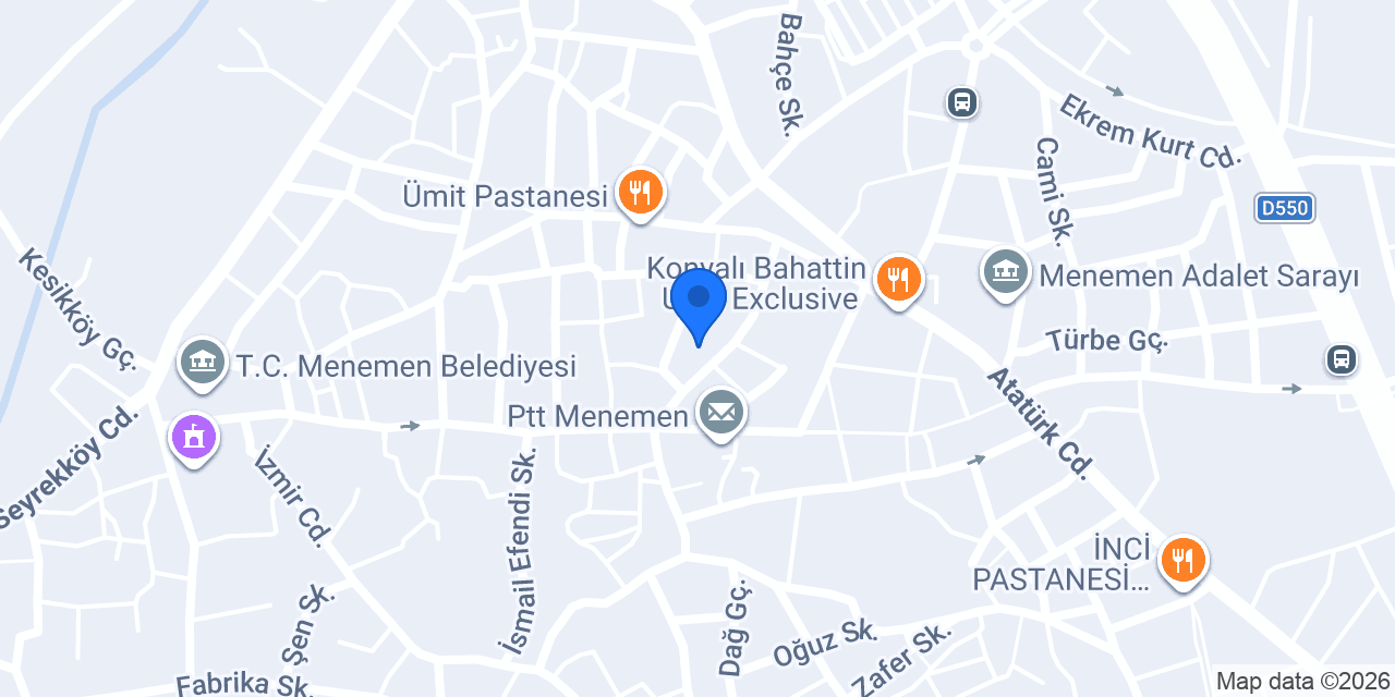 DenizBank Menemen Şubesi konumu