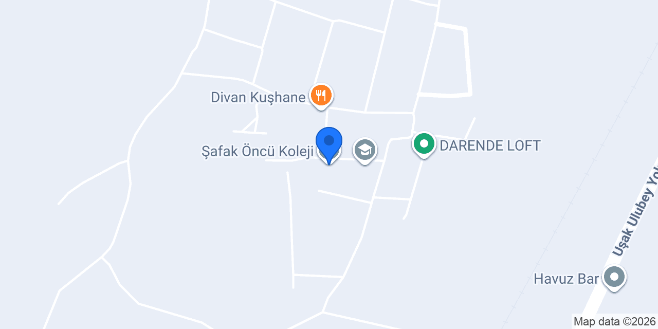 Şafak Öncü Koleji konumu