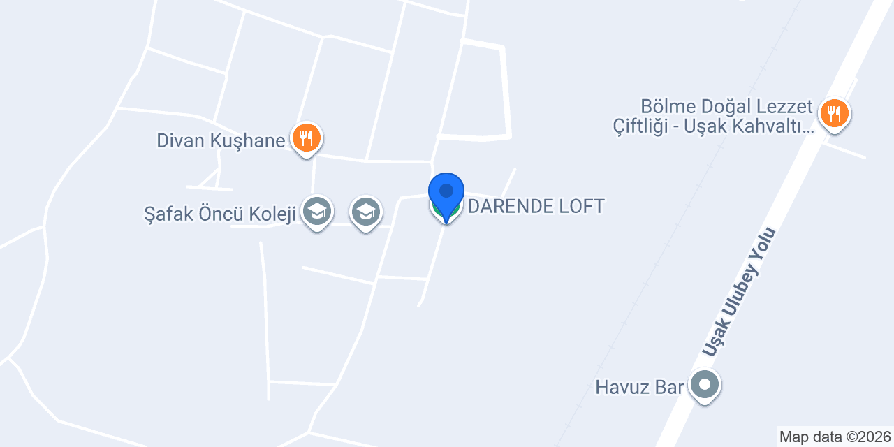 DARENDE LOFT konumu