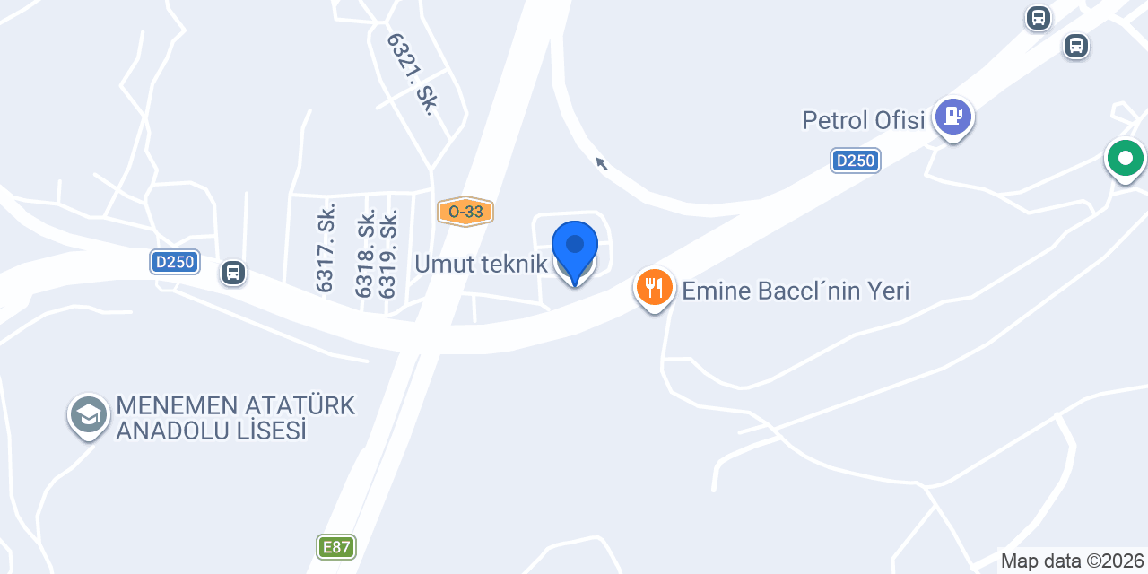 Umut teknik konumu